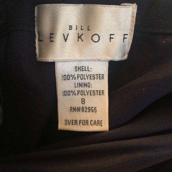 Navy Blue Strapless Bridesmaid Dress Size 8 - Picture 3 of 3